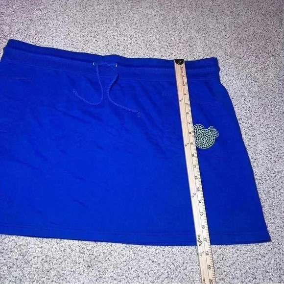 Woman's Disney Parks Royal Blue Plus Size Mini Skirt with Pockets Size XXL - Picture 3 of 6